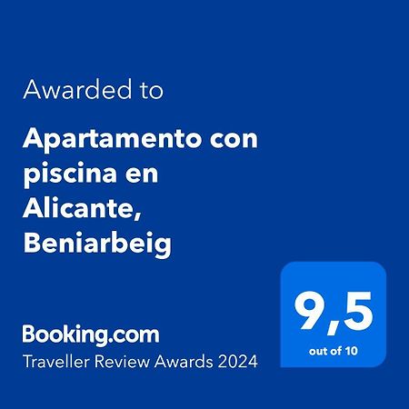 Apartamento Con Piscina En Alicante, Beniarbeig ภายนอก รูปภาพ